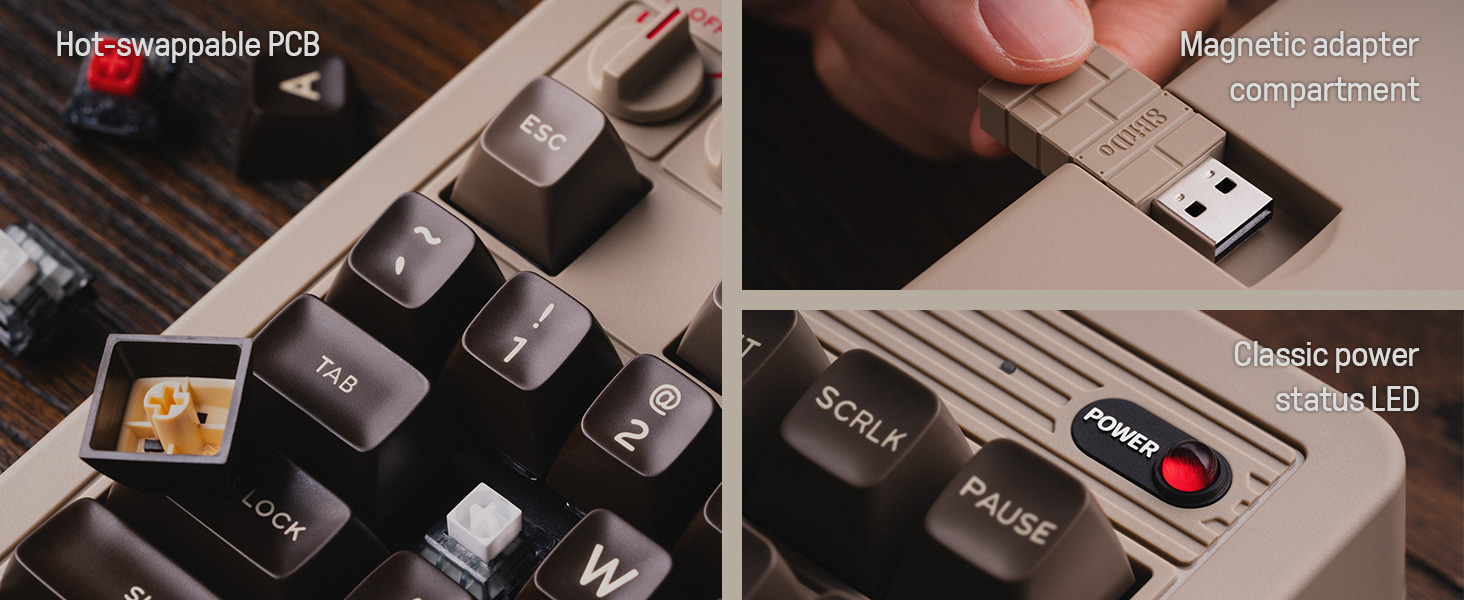 8bitdo-retro-mechanical-keyboard-c64-edition