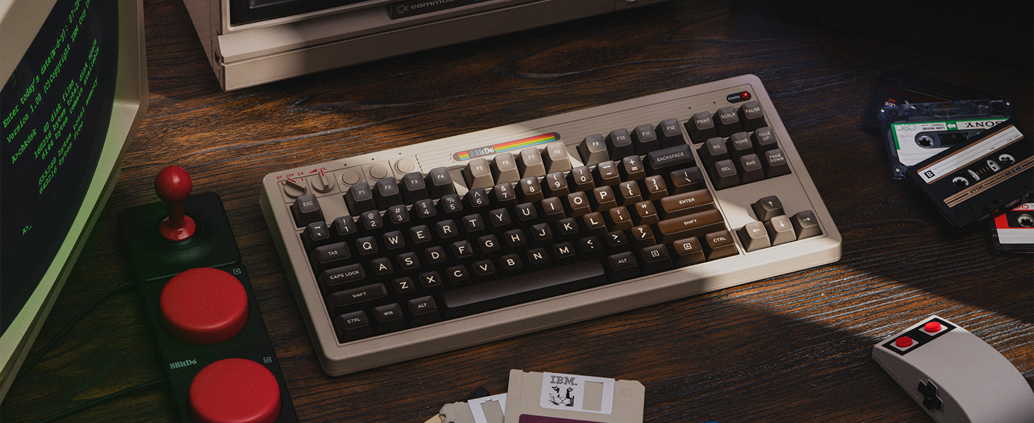 8bitdo-retro-mechanical-keyboard-c64-edition