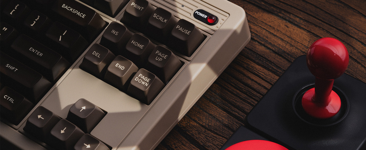 8bitdo-retro-mechanical-keyboard-c64-edition