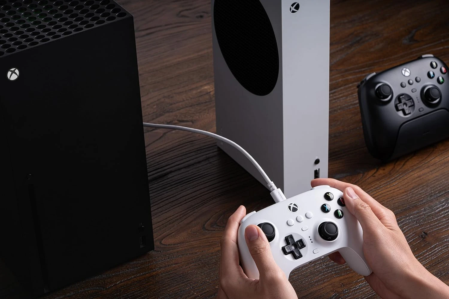 8BitDo Ultimate 3 režimų valdiklis „Xbox“ | Balta aprašymas - Prekės nuotrauka 8BitDo Ultimate 3 režimų valdiklis „Xbox“ | Balta aprašymas - Prekės nuotrauka