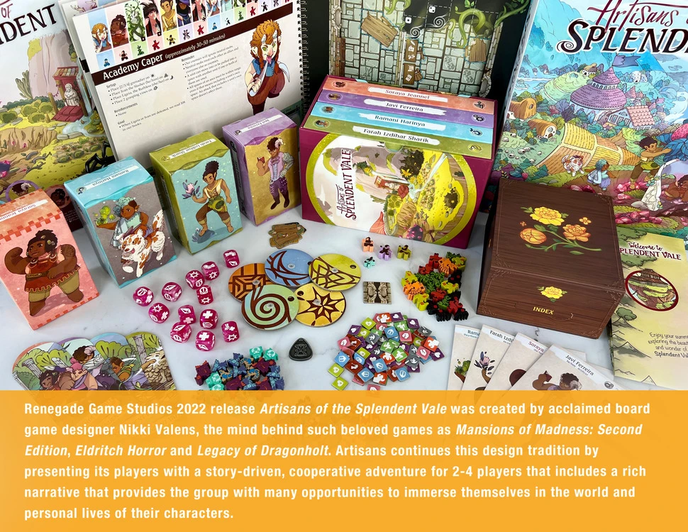 Renegade Game Studios Artisans of Splendent Vale (Kickstarter Edition) aprašymas - Prekės nuotrauka
