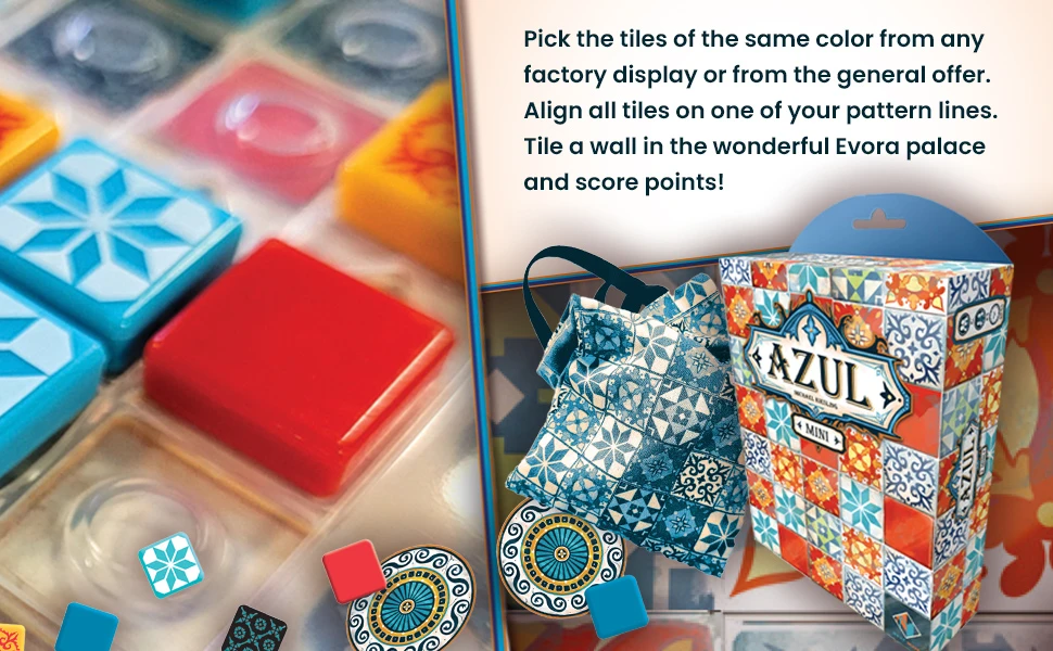 Next Move Games Azul Mini aprašymas - Prekės nuotrauka