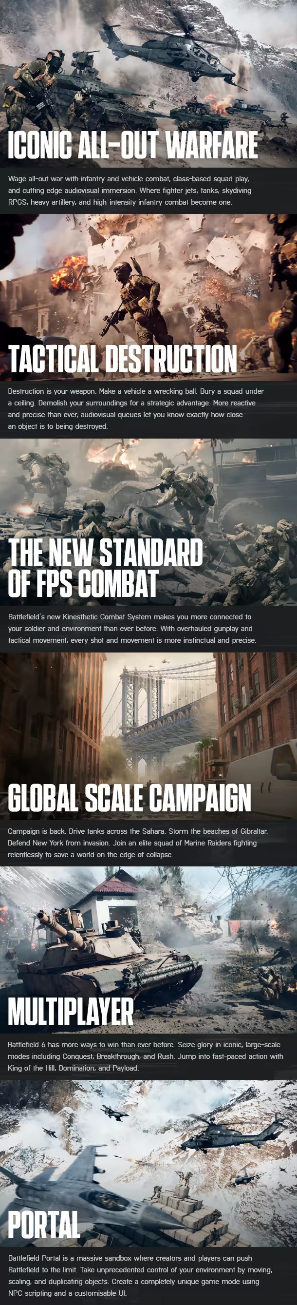 EA Battlefield 6 Phantom Edition PS5 aprašymas - Prekės nuotrauka EA Battlefield 6 Phantom Edition PS5 aprašymas - Prekės nuotrauka