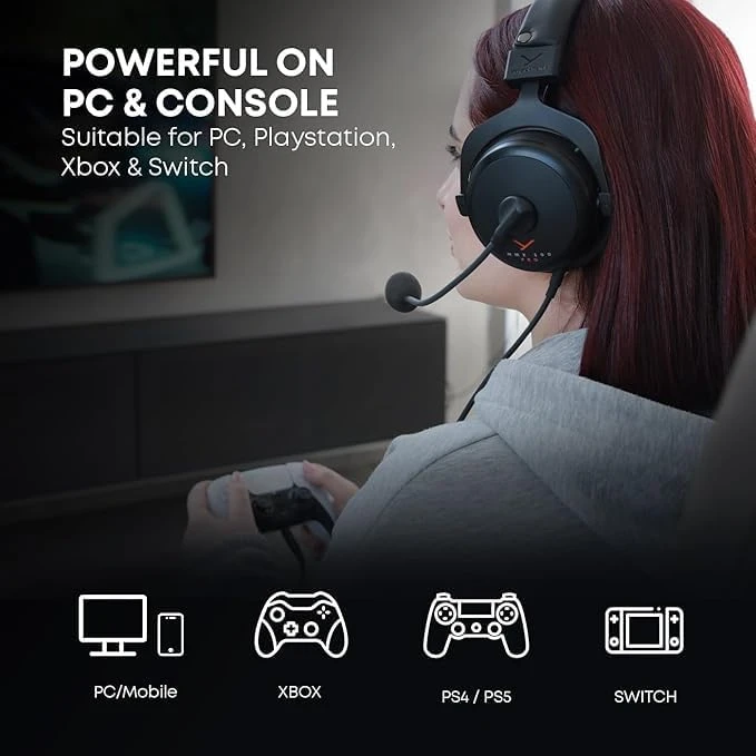 Beyerdynamic MMX 300 Pro Laidinės žaidimų ausinės | Closed-Back | 3.5 mm, Juodos spalvos aprašymas - Prekės nuotrauka