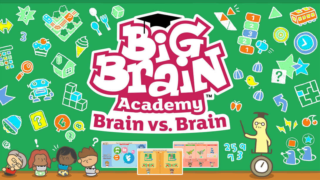 Nintendo Big Brain Academy: Brain vs. Brain aprašymas - Prekės nuotrauka
