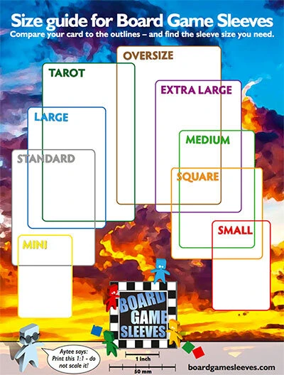 Arcane Tinmen Board Game Sleeves - European Variant - Large (59x92mm) - 100 Vnt aprašymas - Prekės nuotrauka