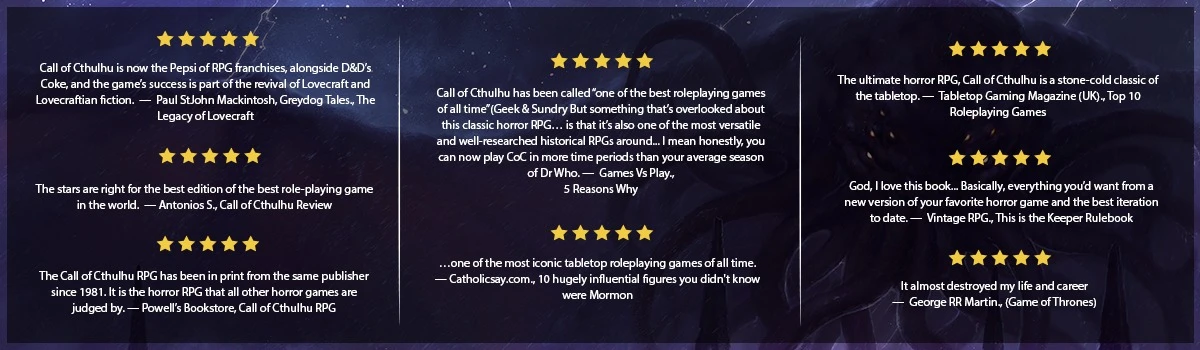 Chaosium Call of Cthulhu - Keeper Rulebook taisyklių knyga aprašymas - Prekės nuotrauka