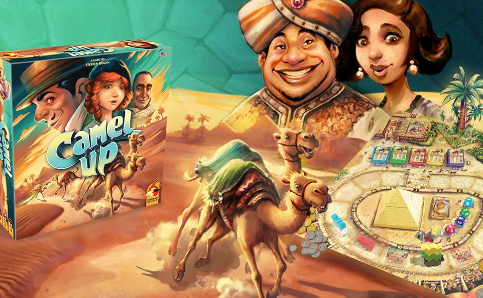 Eggertspiele Camel Up (antrasis leidimas) aprašymas - Prekės nuotrauka