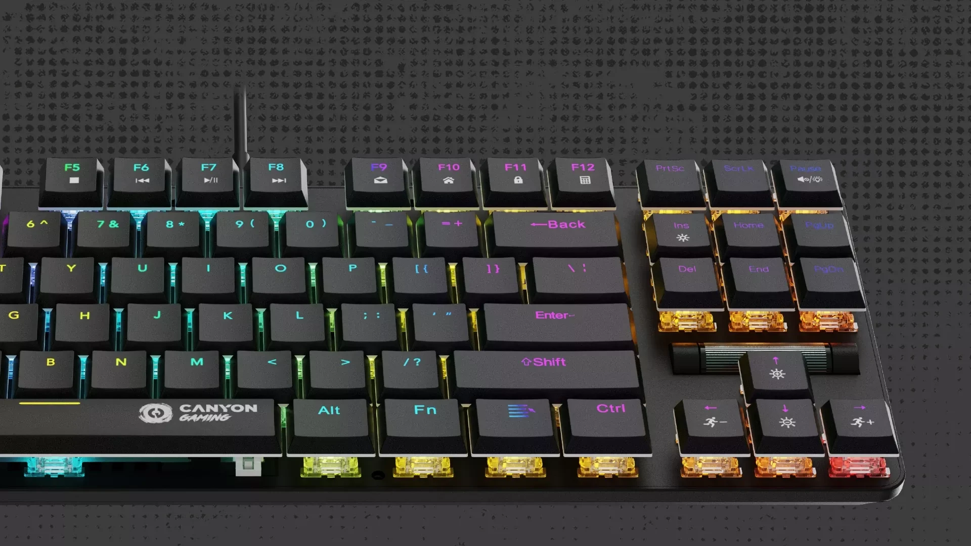 CANYON klaviatūra Cometstrike TKL GK-50 EN Laidinė aprašymas - Prekės nuotrauka CANYON klaviatūra Cometstrike TKL GK-50 EN Laidinė aprašymas - Prekės nuotrauka