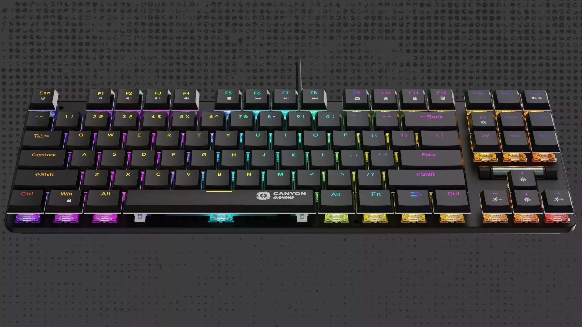 CANYON klaviatūra Cometstrike TKL GK-50 EN Laidinė aprašymas - Prekės nuotrauka CANYON klaviatūra Cometstrike TKL GK-50 EN Laidinė aprašymas - Prekės nuotrauka