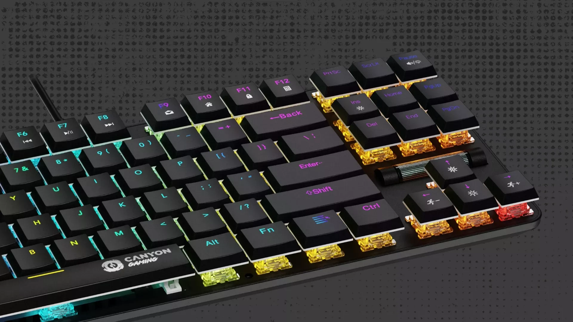 CANYON klaviatūra Cometstrike TKL GK-50 EN Laidinė aprašymas - Prekės nuotrauka CANYON klaviatūra Cometstrike TKL GK-50 EN Laidinė aprašymas - Prekės nuotrauka