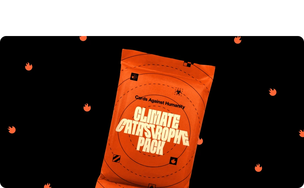 Spilbræt Cards Against Humanity – Climate Catastrophe Pack aprašymas - Prekės nuotrauka