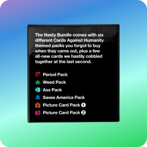 Spilbræt Cards Against Humanity: Nasty Bundle aprašymas - Prekės nuotrauka