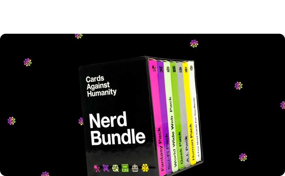 Spilbræt Cards Against Humanity – Nerd Bundle aprašymas - Prekės nuotrauka
