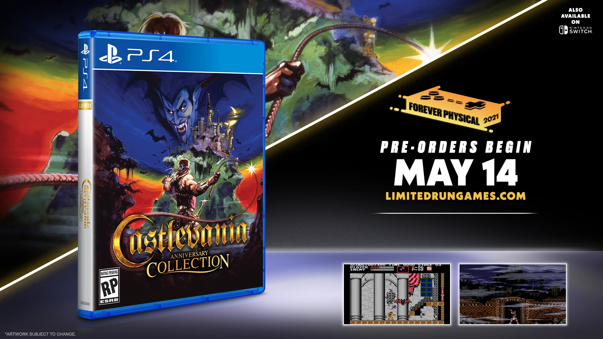Limited Run „Konami Castlevania Anniversary Collection“ (ribotas važiavimas Nr. 405) PS4 aprašymas - Prekės nuotrauka Limited Run „Konami Castlevania Anniversary Collection“ (ribotas važiavimas Nr. 405) PS4 aprašymas - Prekės nuotrauka