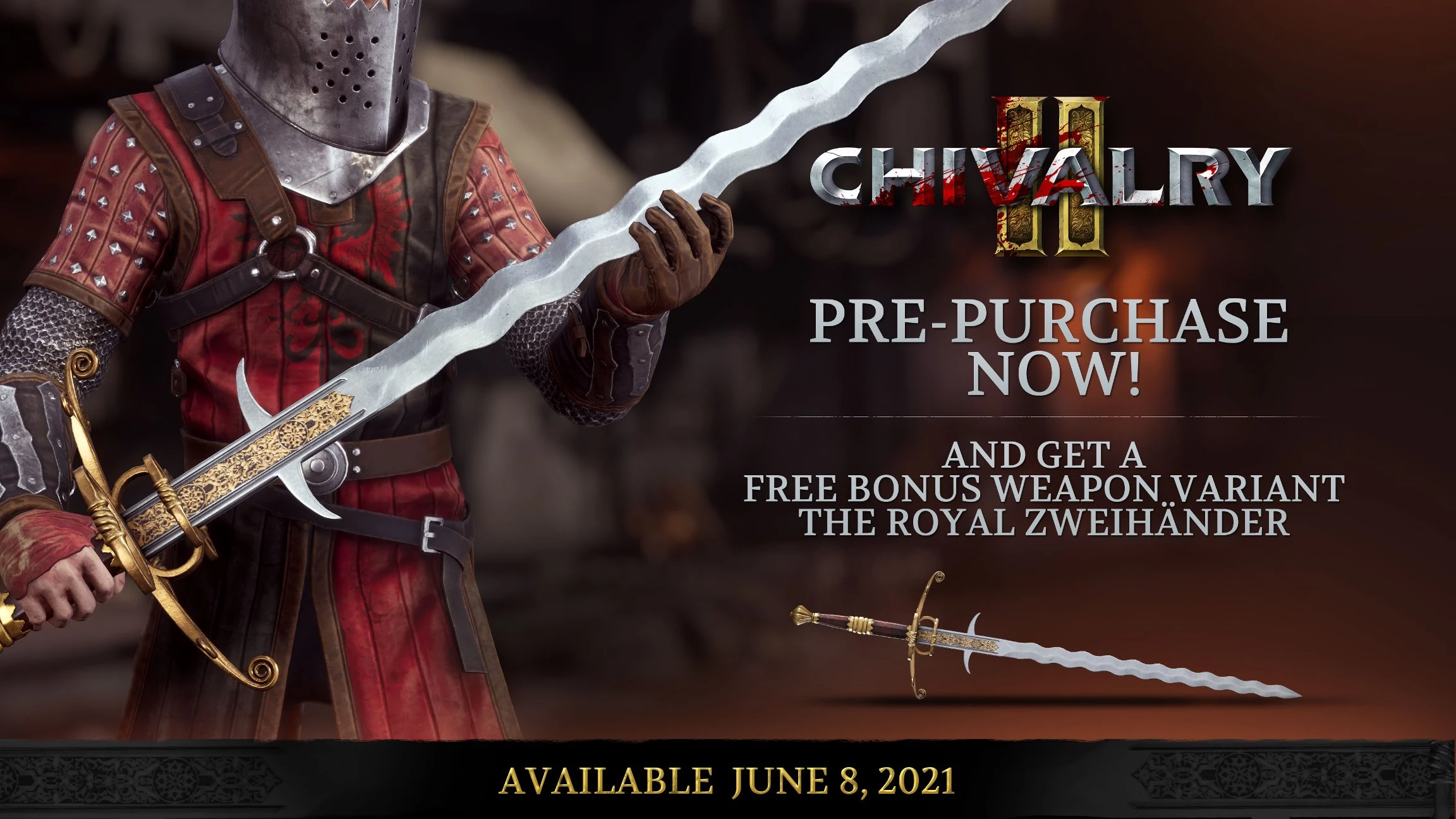 „Tripwire Interactive Chivalry 2“ – pirmos dienos leidimas, PS4 aprašymas - Prekės nuotrauka „Tripwire Interactive Chivalry 2“ – pirmos dienos leidimas, PS4 aprašymas - Prekės nuotrauka