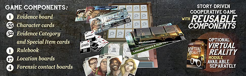 Lucky Duck Games Nusikaltimų kronikos aprašymas - Prekės nuotrauka Lucky Duck Games Nusikaltimų kronikos aprašymas - Prekės nuotrauka