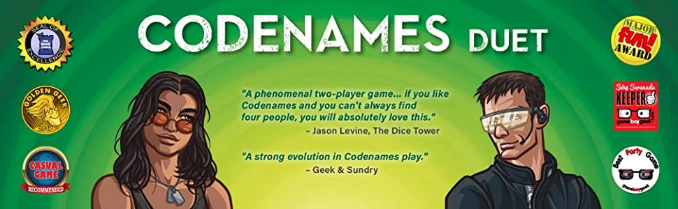 Czech Games Edition Codenames: Duet (Second Edition) aprašymas - Prekės nuotrauka
