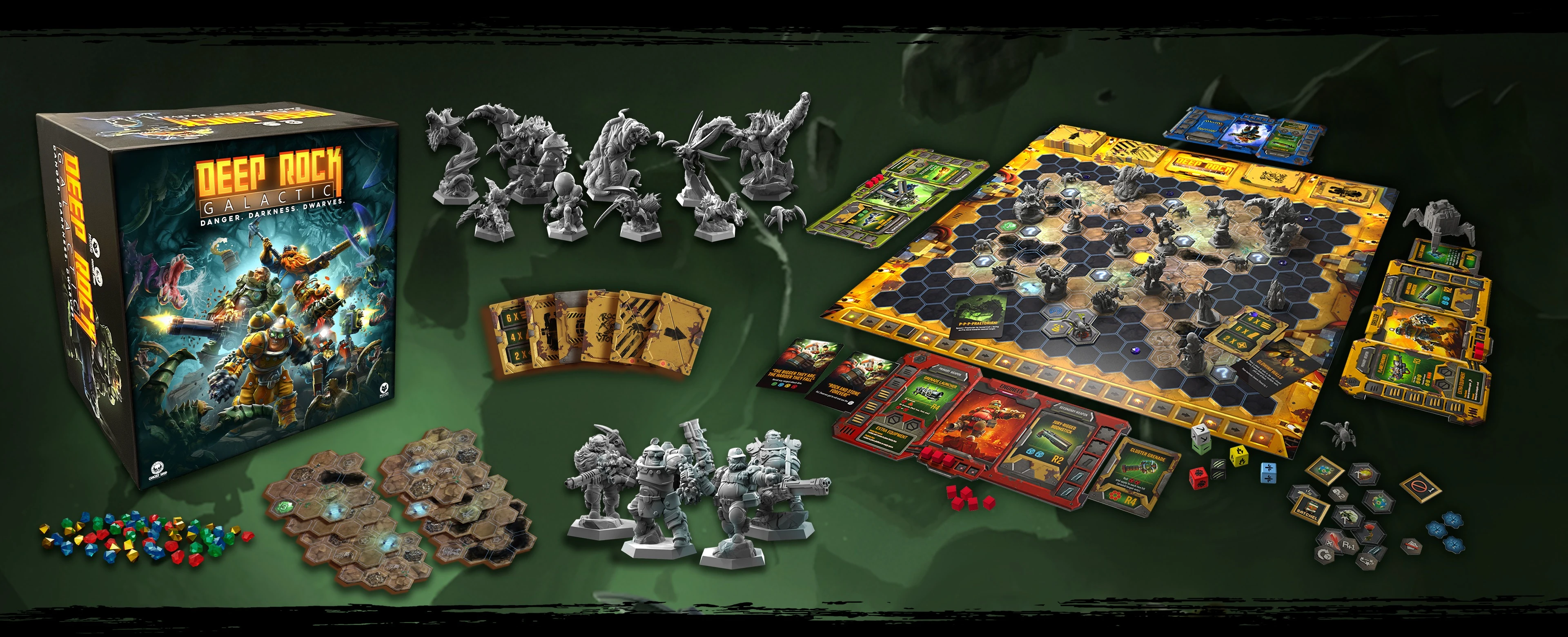 Mood Publishing Deep Rock Galactic: The Board Game Deluxe Edition (Second Edition) aprašymas - Prekės nuotrauka