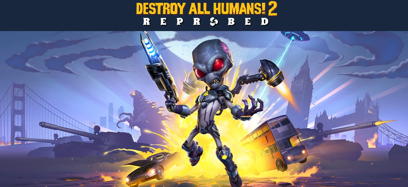 Thq Nordic Destroy All Humans 2 Reprobed PS5 aprašymas - Prekės nuotrauka Thq Nordic Destroy All Humans 2 Reprobed PS5 aprašymas - Prekės nuotrauka