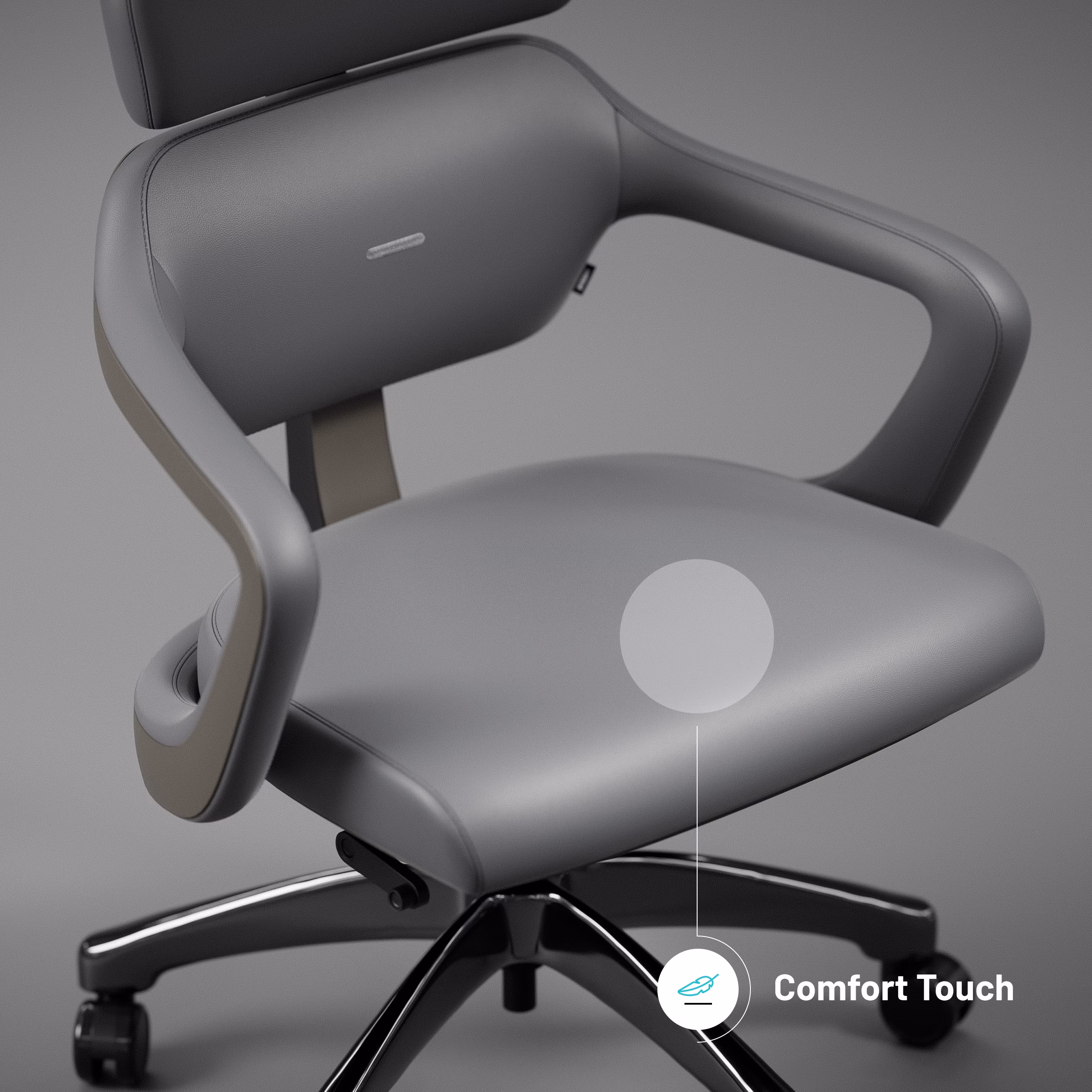 Diablo Chairs Diablo V-Modular Shadow Pilkas ergonominė kėdė aprašymas - Prekės nuotrauka
