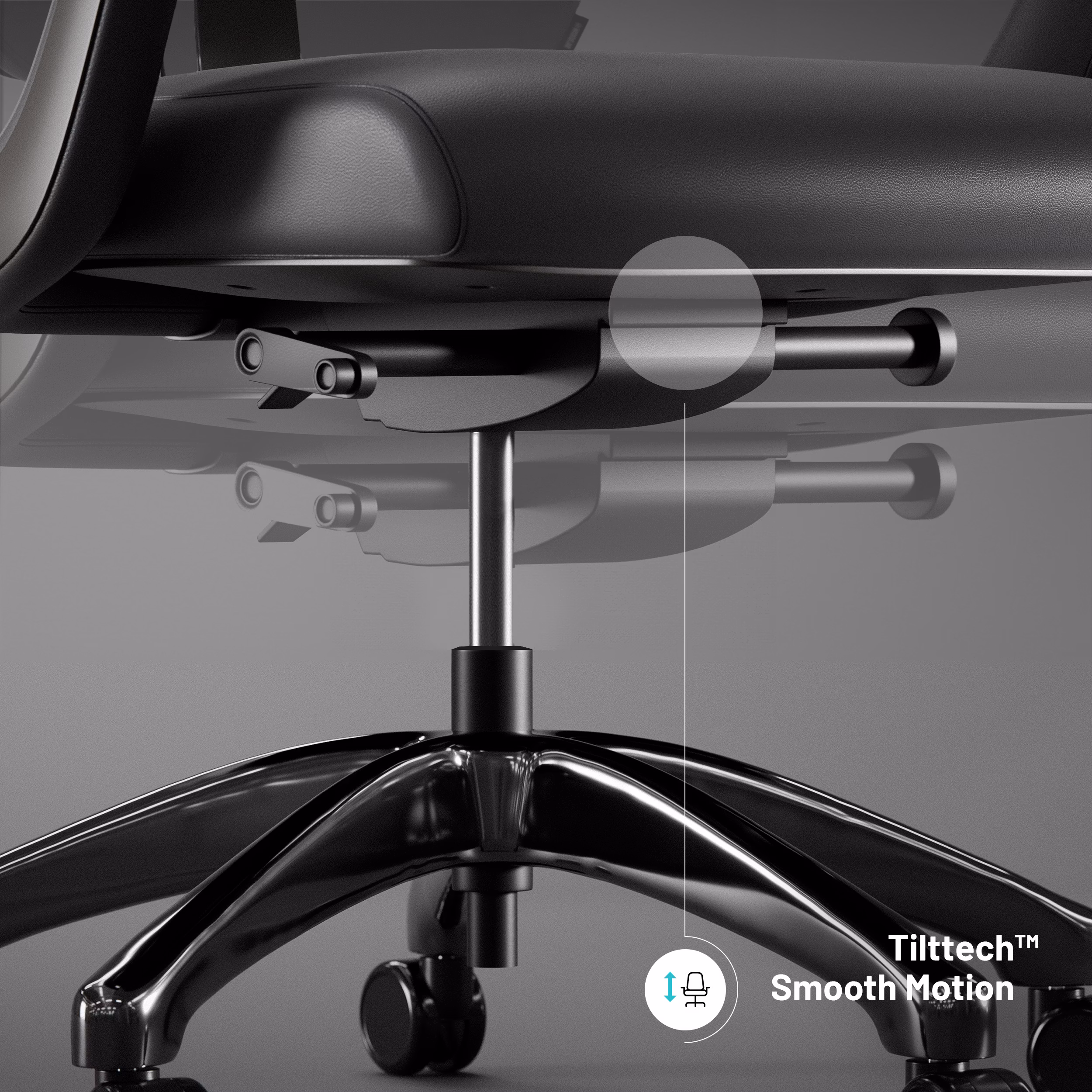 Diablo Chairs Diablo V-Modular Shadow Pilkas ergonominė kėdė aprašymas - Prekės nuotrauka