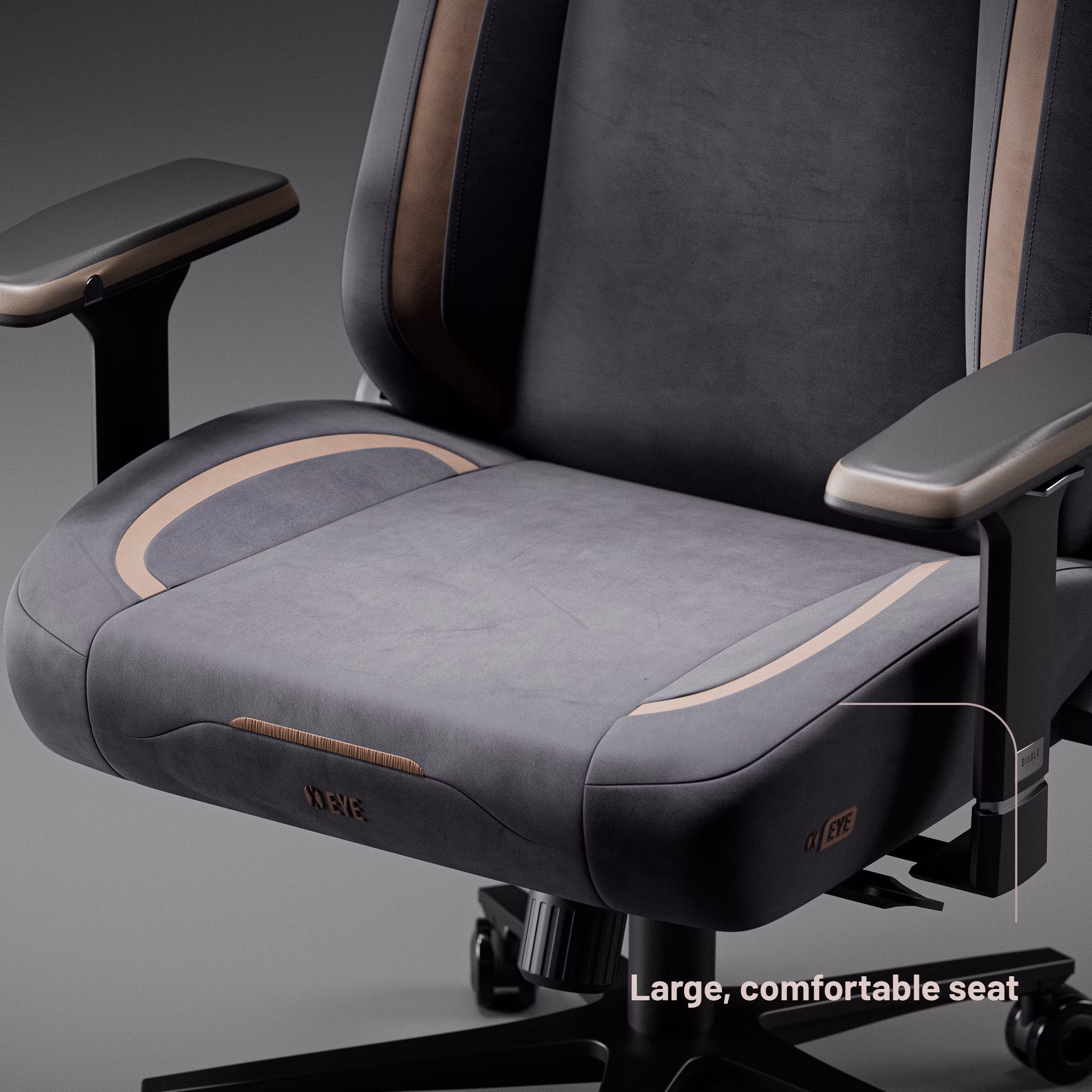 Diablo Chairs Diablo X-Eye 2.0 Normal Size Soft Juodas ergonominė kėdė aprašymas - Prekės nuotrauka Diablo Chairs Diablo X-Eye 2.0 Normal Size Soft Juodas ergonominė kėdė aprašymas - Prekės nuotrauka