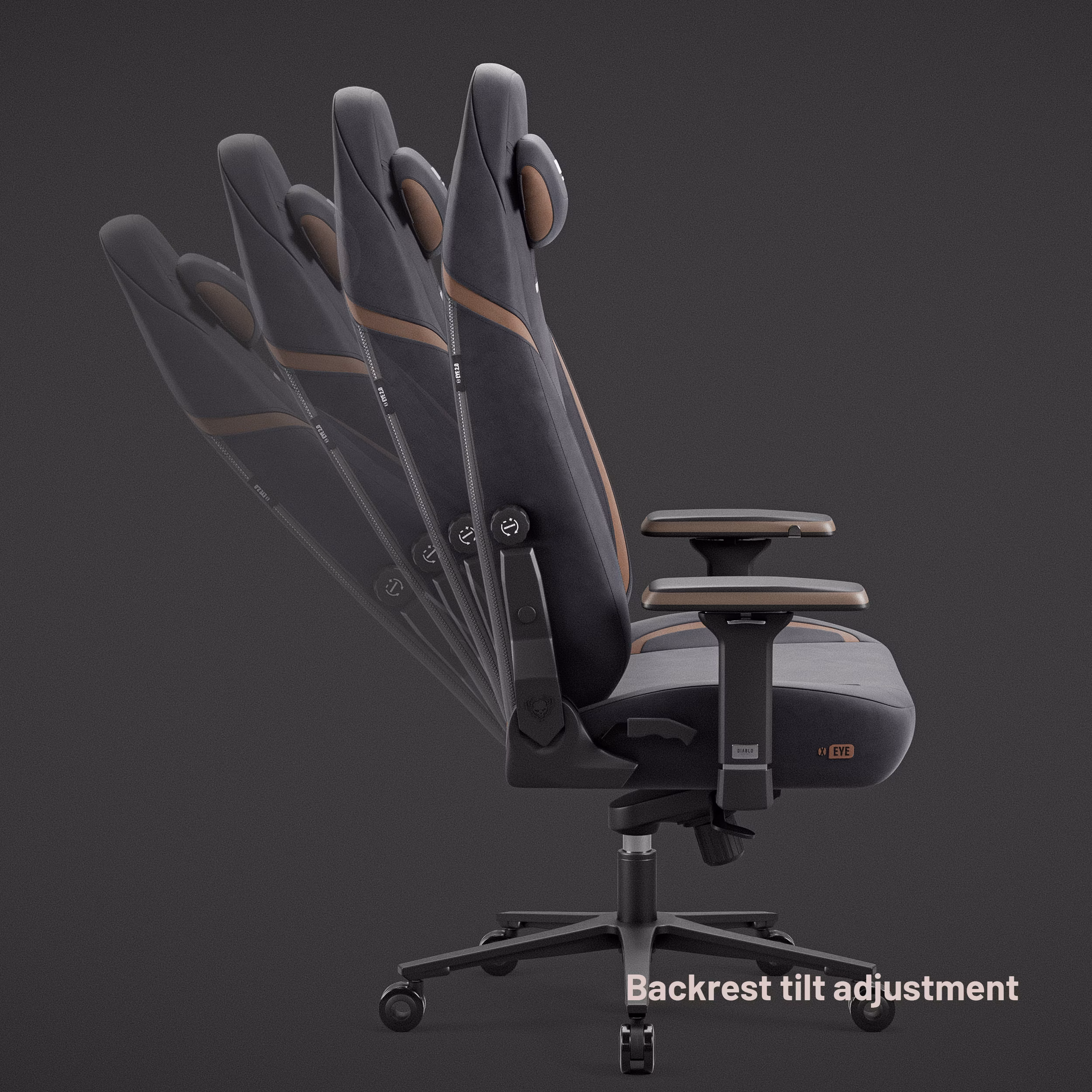 Diablo Chairs Diablo X-Eye 2.0 Normal Size Soft Juodas ergonominė kėdė aprašymas - Prekės nuotrauka Diablo Chairs Diablo X-Eye 2.0 Normal Size Soft Juodas ergonominė kėdė aprašymas - Prekės nuotrauka