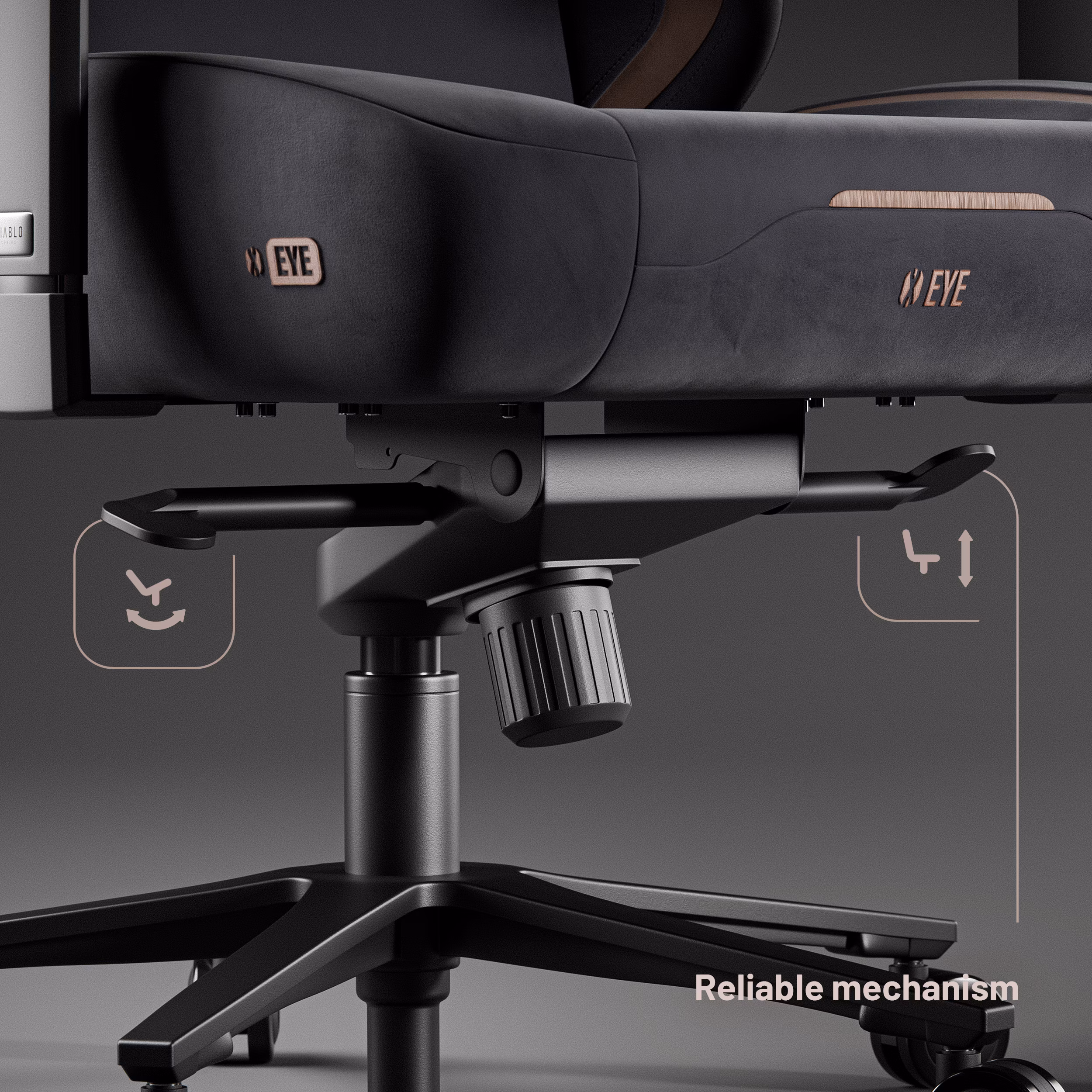 Diablo Chairs Diablo X-Eye 2.0 Normal Size Soft Juodas ergonominė kėdė aprašymas - Prekės nuotrauka Diablo Chairs Diablo X-Eye 2.0 Normal Size Soft Juodas ergonominė kėdė aprašymas - Prekės nuotrauka