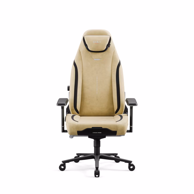 Diablo Chairs Diablo X-Eye Prime Normal Size - Broken Gold ergonominė kėdė aprašymas - Prekės nuotrauka
