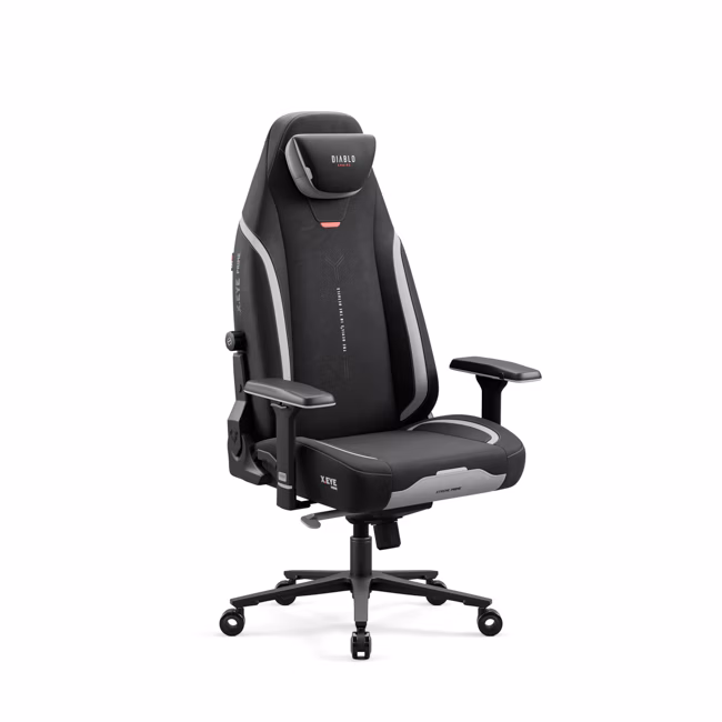 Diablo Chairs Diablo X-Eye Prime Normal Size - Burned Juodas ergonominė kėdė aprašymas - Prekės nuotrauka