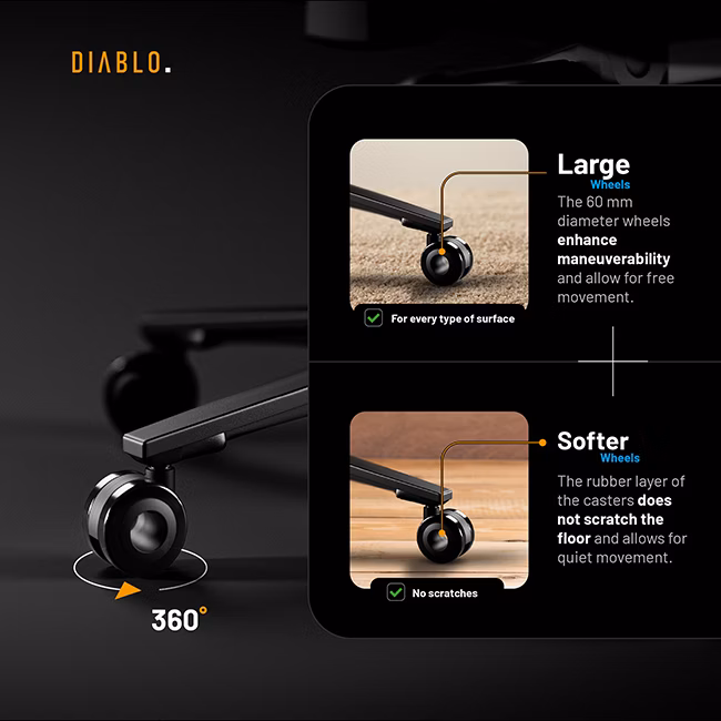 Diablo Chairs Diablo X-Eye Prime Normal Size - Nightwolf Moon ergonominė kėdė aprašymas - Prekės nuotrauka Diablo Chairs Diablo X-Eye Prime Normal Size - Nightwolf Moon ergonominė kėdė aprašymas - Prekės nuotrauka