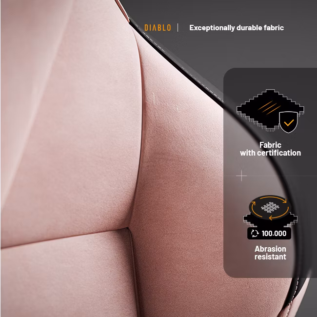 Diablo Chairs Diablo X-One Prime Normal Size - Akira Rožinė ergonominė kėdė aprašymas - Prekės nuotrauka