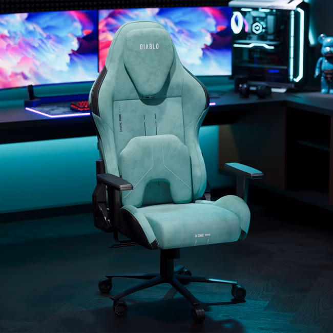 Diablo Chairs Diablo X-One Prime Normal Size - Mystic Mint ergonominė kėdė aprašymas - Prekės nuotrauka