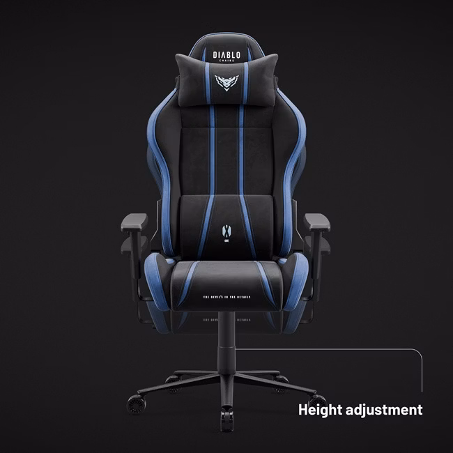 Diablo Chairs Mėlyna Diablo X-One 2.0 Normal Size Night Mėlyna aprašymas - Prekės nuotrauka