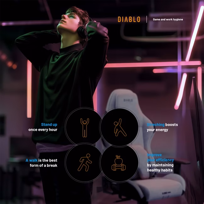 Diablo Chairs Diablo X-One Prime Normal Size - Nightwolf Moon ergonominė kėdė aprašymas - Prekės nuotrauka Diablo Chairs Diablo X-One Prime Normal Size - Nightwolf Moon ergonominė kėdė aprašymas - Prekės nuotrauka