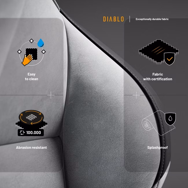 Diablo Chairs Diablo X-One Prime Normal Size - Nightwolf Moon ergonominė kėdė aprašymas - Prekės nuotrauka Diablo Chairs Diablo X-One Prime Normal Size - Nightwolf Moon ergonominė kėdė aprašymas - Prekės nuotrauka