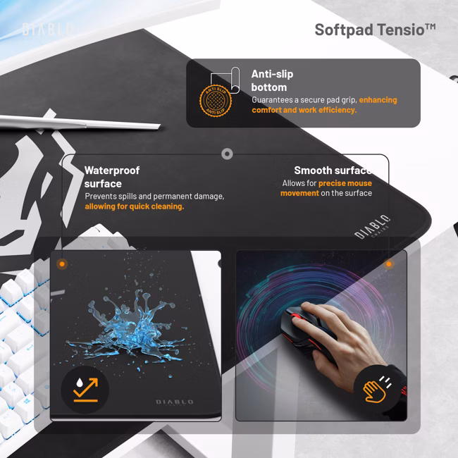 Diablo Chairs Diablo X-Tension 1100 Baltas elektra reguliuojamas Žaidimų Stalas | 1100 x 600 x 1170 mm aprašymas - Prekės nuotrauka Diablo Chairs Diablo X-Tension 1100 Baltas elektra reguliuojamas Žaidimų Stalas | 1100 x 600 x 1170 mm aprašymas - Prekės nuotrauka