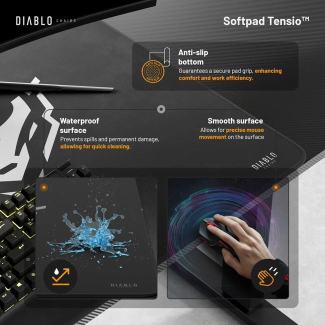 Diablo Chairs Diablo X-Tension 1400 Juodas elektra reguliuojamas Žaidimų Stalas | 1400 x 600 x 1170 mm aprašymas - Prekės nuotrauka Diablo Chairs Diablo X-Tension 1400 Juodas elektra reguliuojamas Žaidimų Stalas | 1400 x 600 x 1170 mm aprašymas - Prekės nuotrauka
