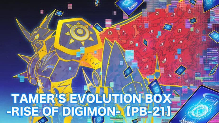 Bandai Tcg Digimon Card Game - Tamer's Evolution Box Rise Of Digimon PB21 aprašymas - Prekės nuotrauka