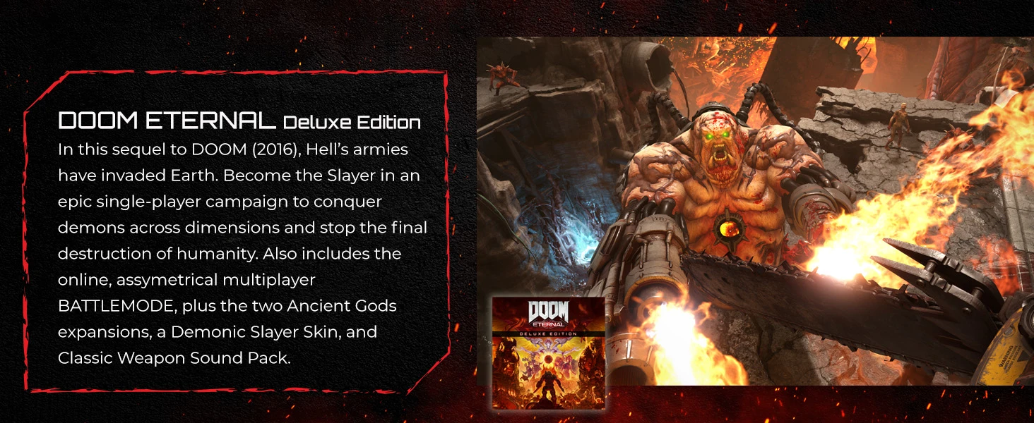 Id Software Id programinė įranga DOOM Anthology Xbox Series X aprašymas - Prekės nuotrauka Id Software Id programinė įranga DOOM Anthology Xbox Series X aprašymas - Prekės nuotrauka