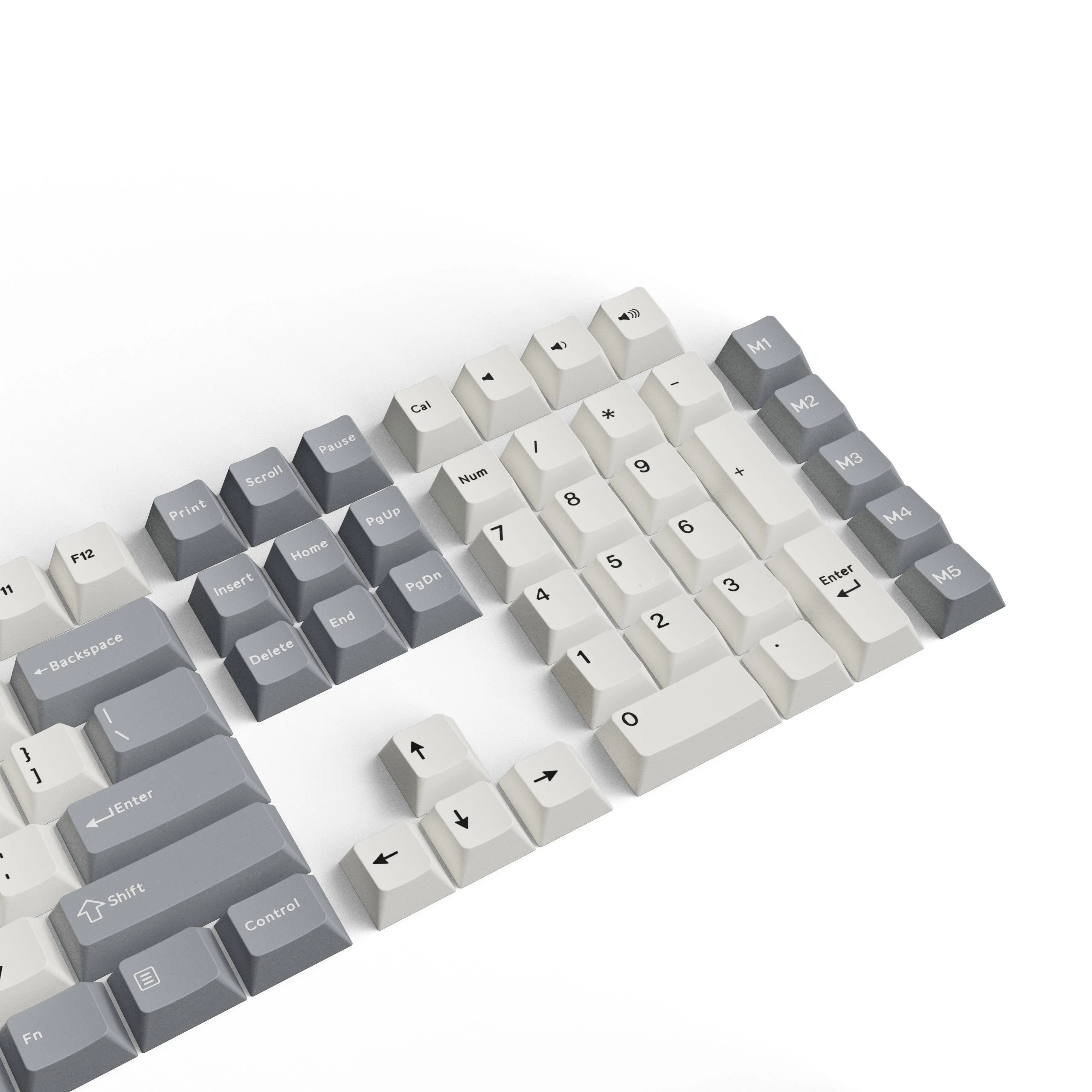 Klaviatūra Keychron Double shot PBT Full Set (Cherry profile - Mėlyna, Juodas, Geltona) Keycap rinkinys aprašymas - Prekės nuotrauka