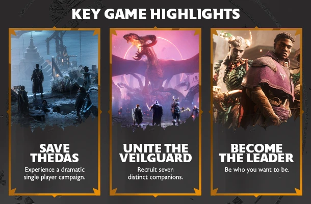 Electronic Arts EA Dragon Age: Veilguard PS5 aprašymas - Prekės nuotrauka Electronic Arts EA Dragon Age: Veilguard PS5 aprašymas - Prekės nuotrauka