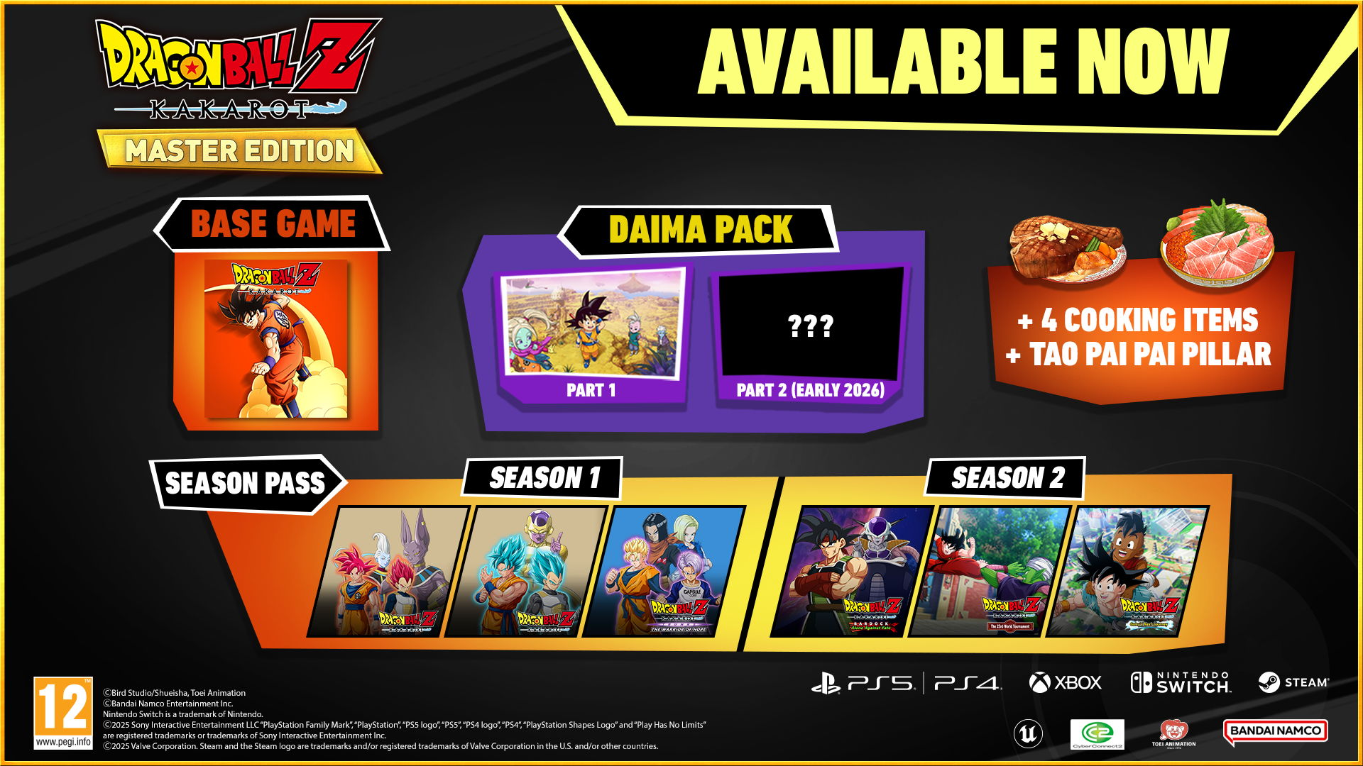 Bandai Namco DRAGON BALL Z: KAKAROT MASTER EDITION aprašymas - Prekės nuotrauka