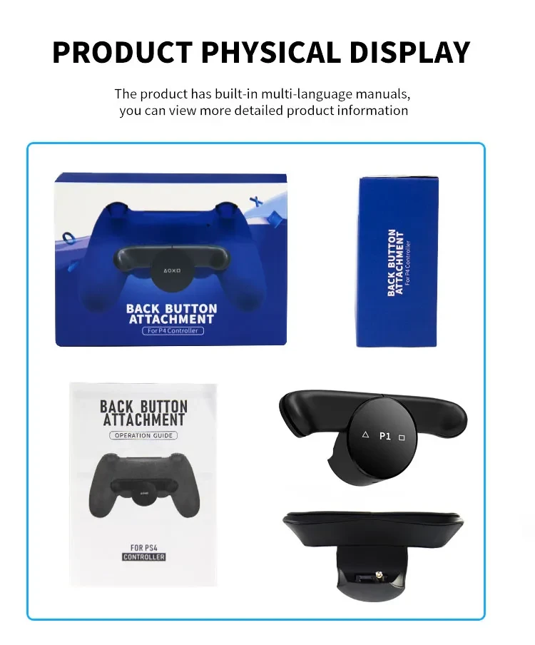 DUALSHOCK 4 Back Button adapteris (analogas) aprašymas - Prekės nuotrauka