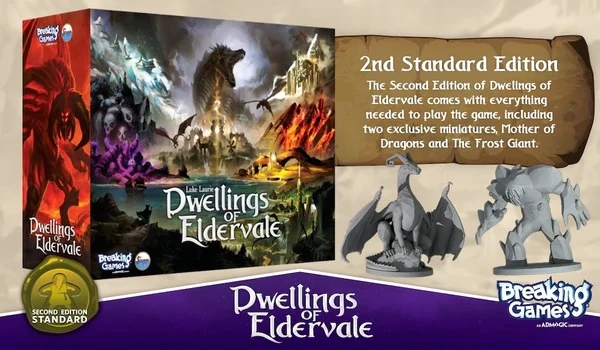 Breaking Games Dwellings of Eldervale Second Edition: Standard aprašymas - Prekės nuotrauka