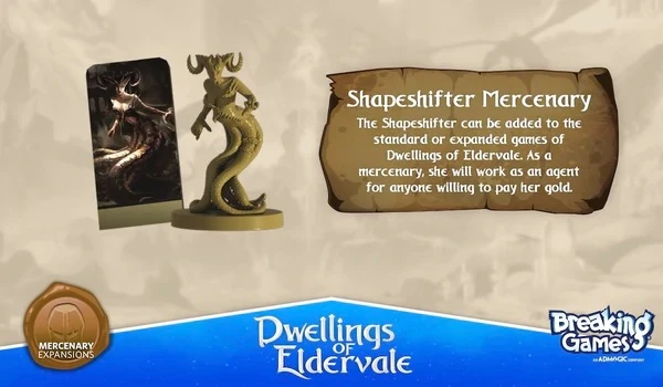 Breaking Games Dwellings of Eldervale - Shapeshifter Mercenary Miniature aprašymas - Prekės nuotrauka