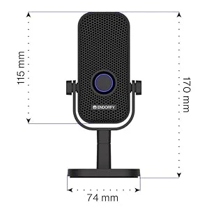 ENDORFY Solum Voice S Streaming juodas kondensatorinis mikrofonas |USB aprašymas - Prekės nuotrauka