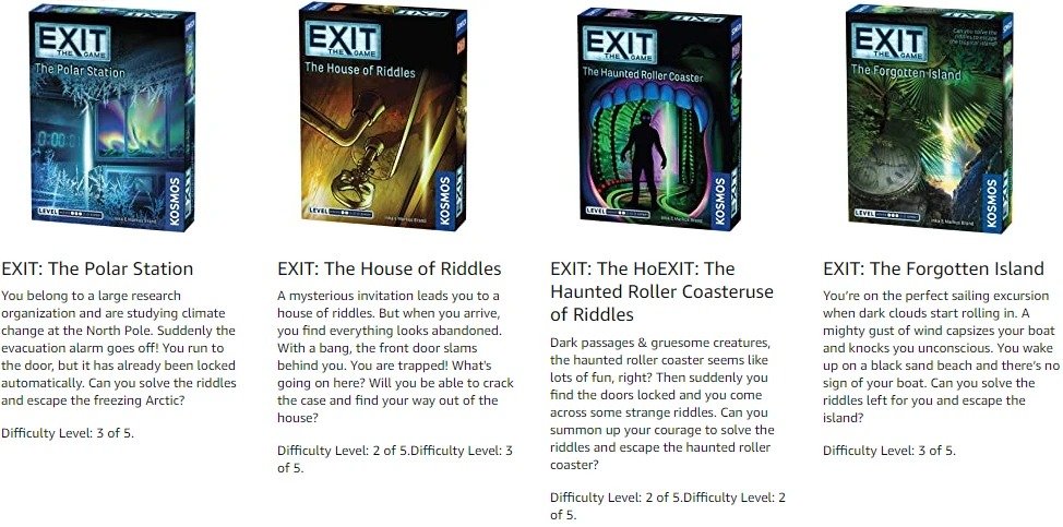 Kosmos Exit: The Game – The Catacombs of Horror aprašymas - Prekės nuotrauka
