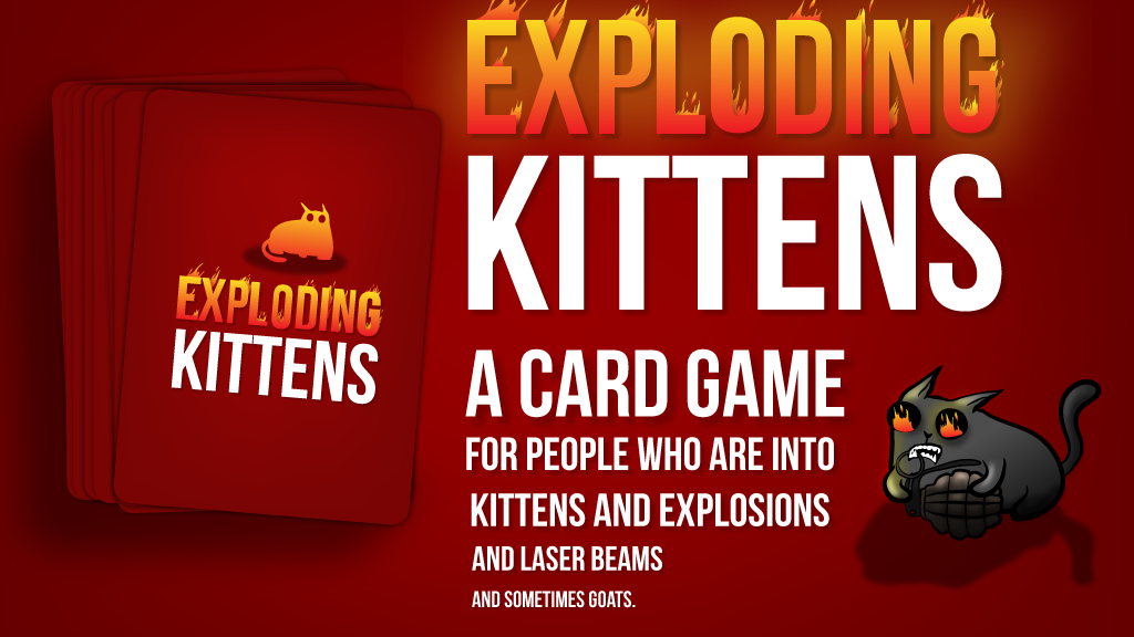 Asmodee Exploding Kittens aprašymas - Prekės nuotrauka